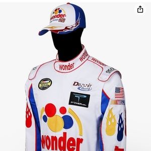 Rickey Bobby Costume Jumpsuit with Hat